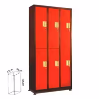 کمد 6 درب آرک مدل رنگ استاتیک دو رنگ