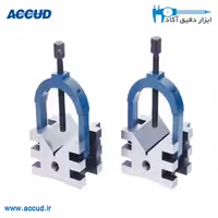 وی بلاک جفت کلمپی 50*70*60 میلی متر  Accud (آکاد) مدل 638-070-01