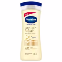 لوسیون بدن وازلین مدل Dry Skin Repair حاوی عصاره جو دوسر حجم 400 میل