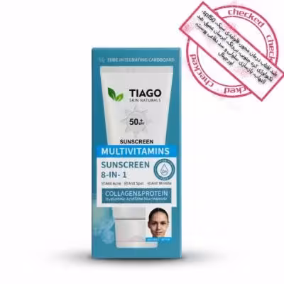 ضد آفتاب فیزیکی (مینرال) تیاگو spf50 محافظت درمانی و تخصصی پوست