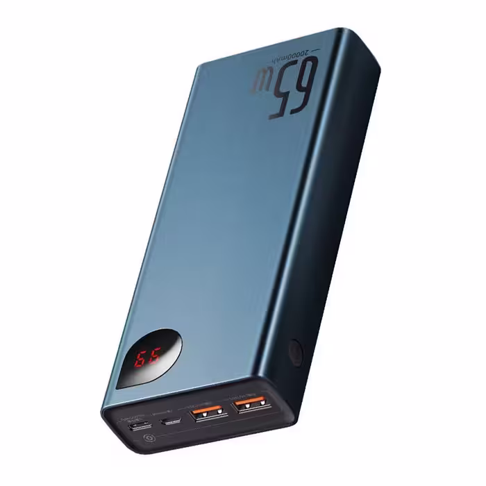 پاوربانک 65 وات باسئوس مدل PPIMDA-D03 ظرفیت 20000 میلی آمپر ساعت