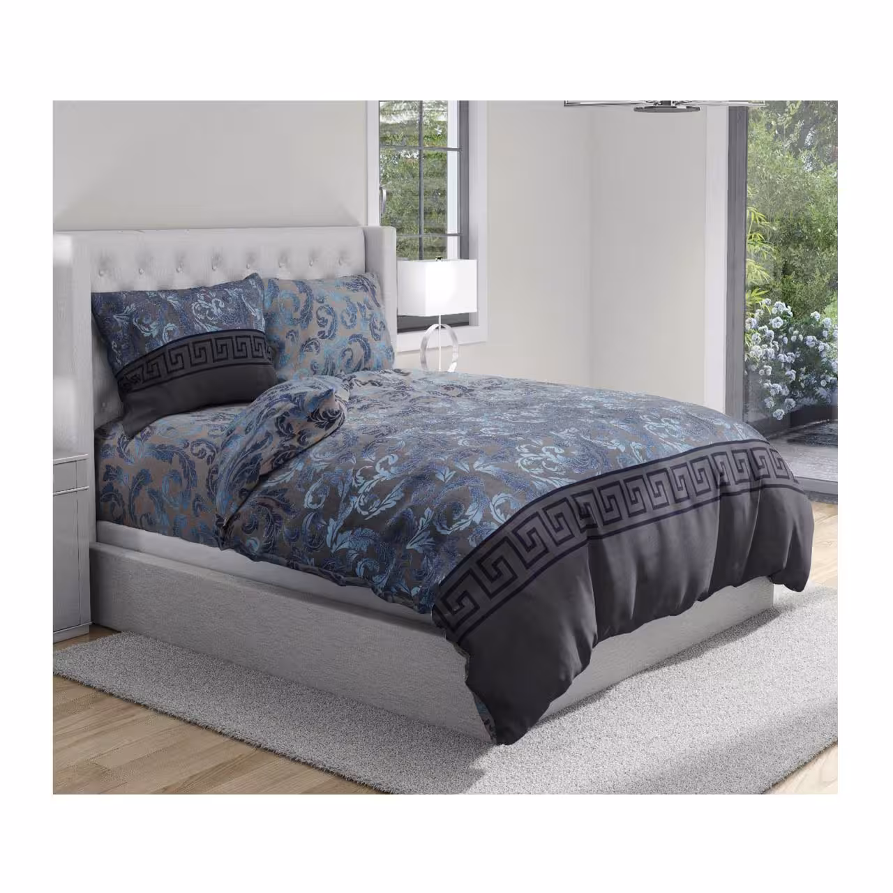 سرویس روتختی یک نفره کارینا مدل ساتین پنبه 4 تکه کد 100