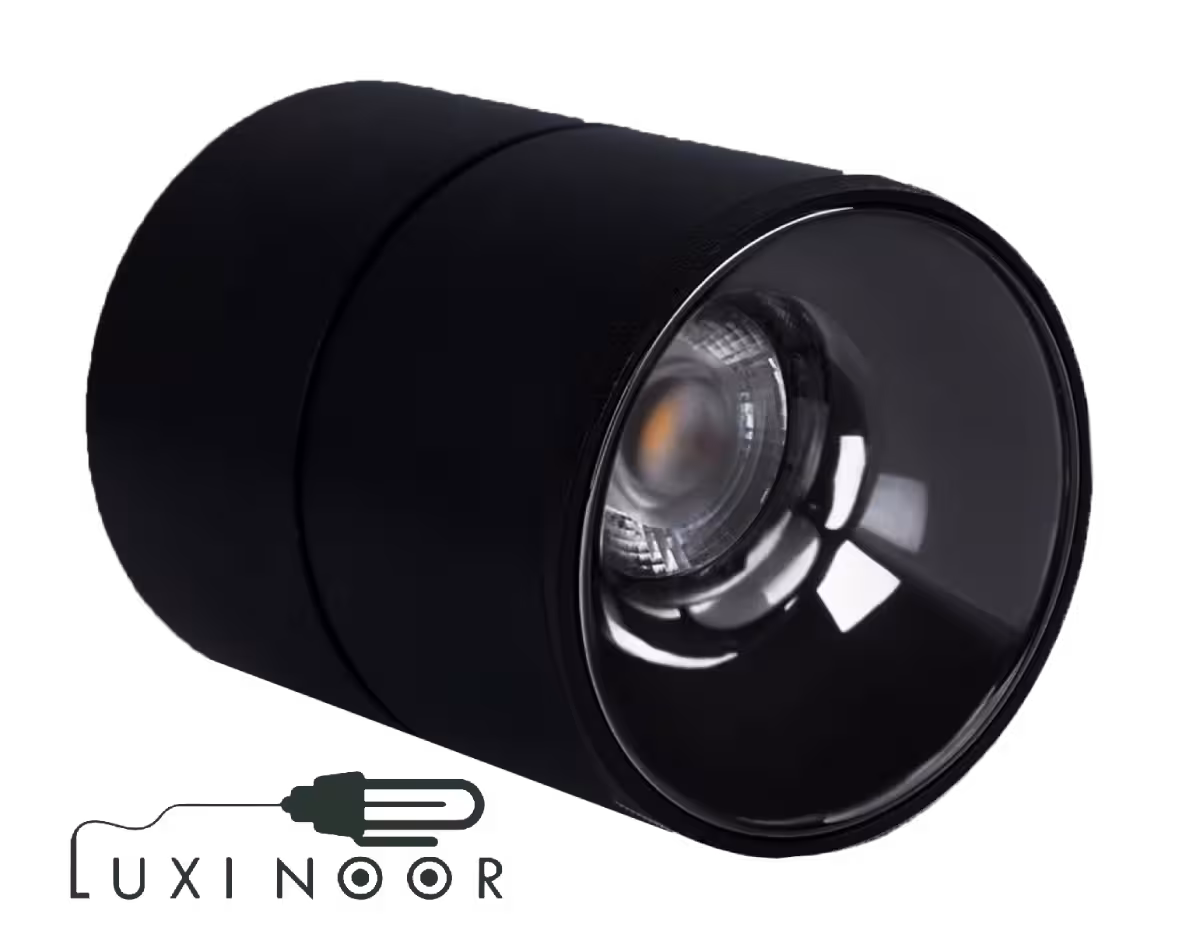 چراغ روکارمتحرک COB اف ای سی بدنه مشکی FEC-518-18W