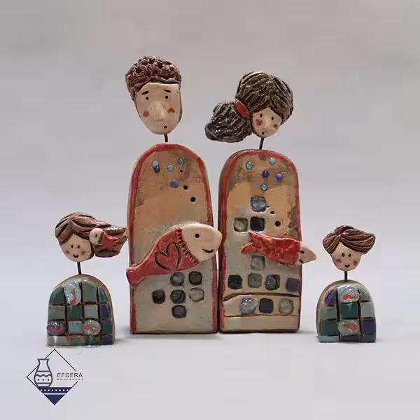 مجسمه خانواده چهار نفره