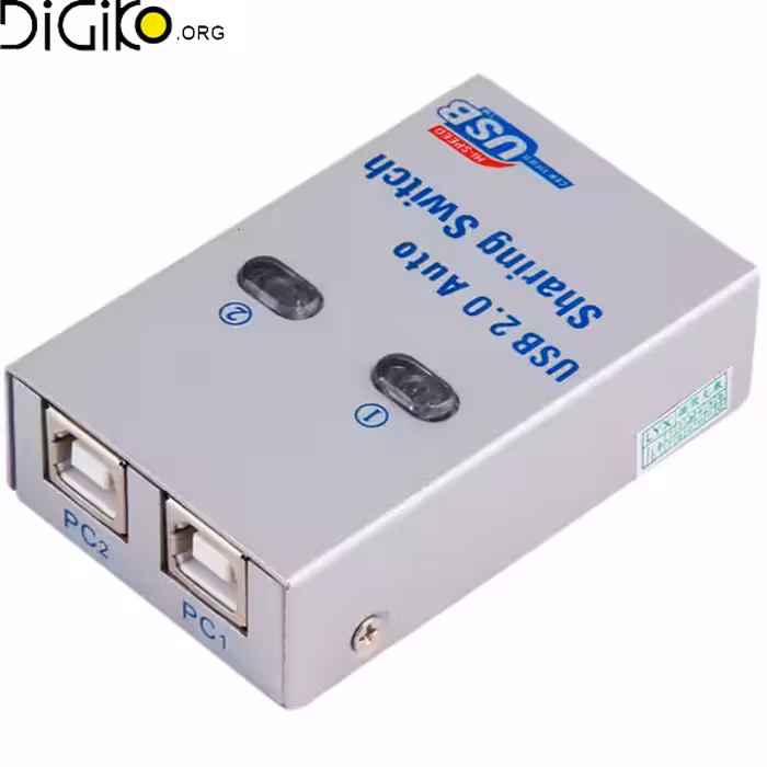 دیتا سوئیچ USB پرینتر 2 به 1 بدنه فلزی