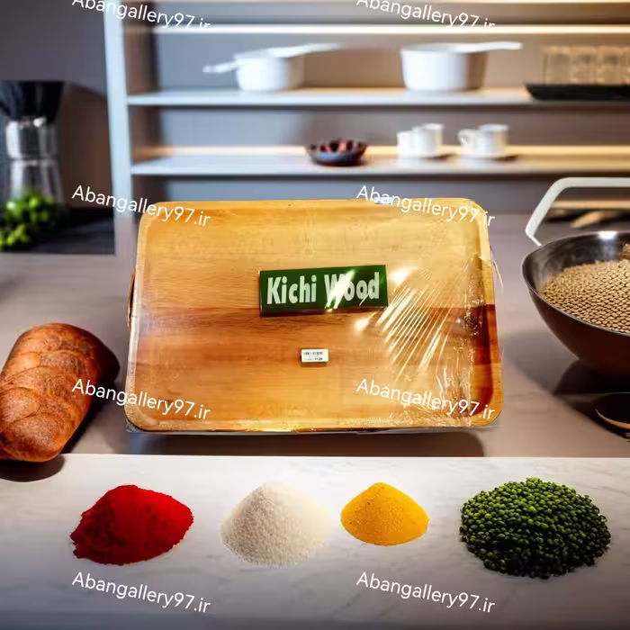 سینی مستطیل چوبی متوسط درجه یک
