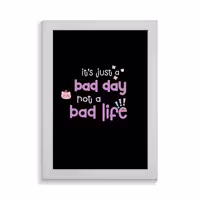 تابلو تایپوگرافی طرح bad day کد PF-15051