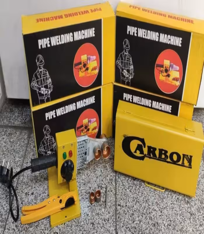 اتو لوله کربن به همراه 3 سایز لقمه و قیچی و کیف مدل c1