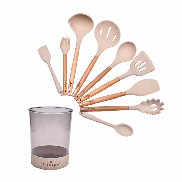 سرویس کفگیر و ملاقه یونیک 10 پارچه کد 1175 | کالا مکس