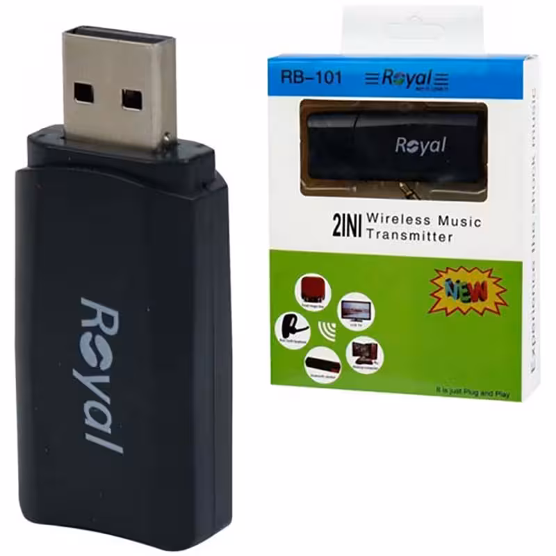 دانگل بلوتوث رویال Royal RB-101 2 in 1