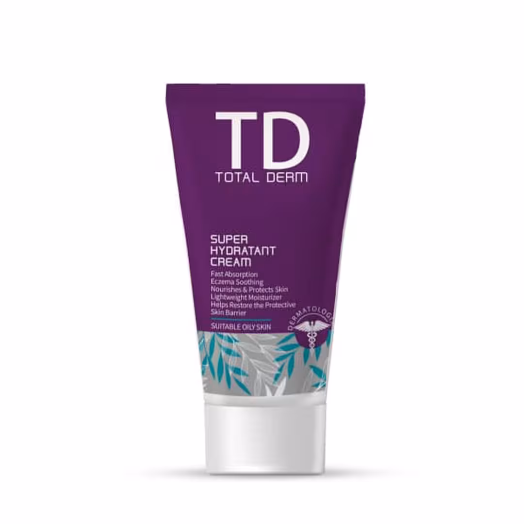 کرم سوپر آبرسان پوست نرمال تا خشک توتال درم TOTAL DERM SUPER MOISTURIZING CREAM