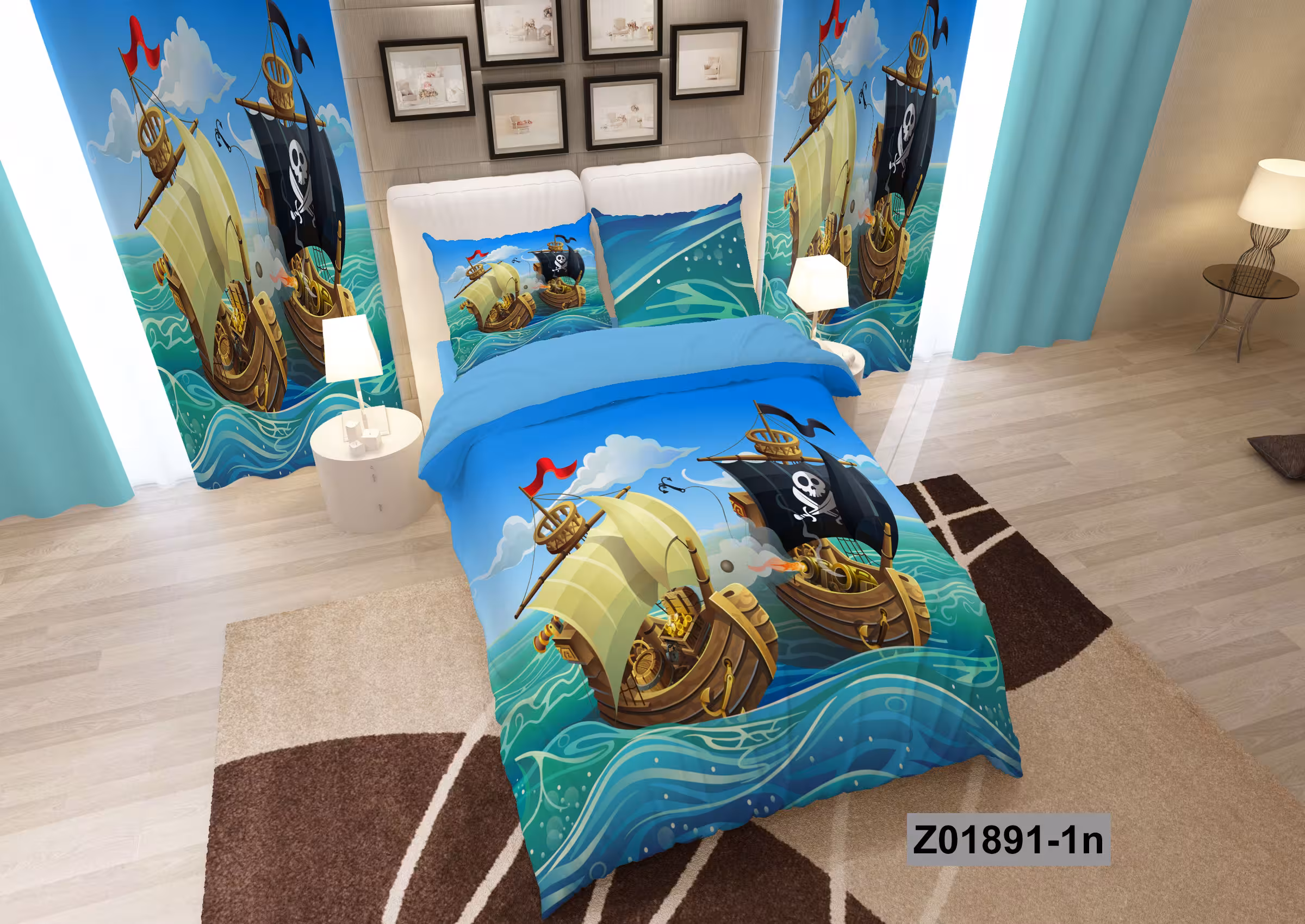 لحاف روتختی تنسل سه بعدی (3D) کالای خواب متین کد 1891