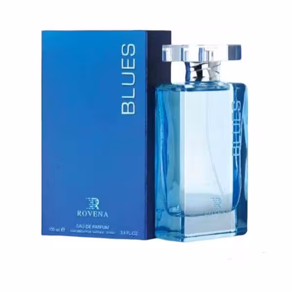 عطر مردانه روونا (Rovena) مدل بلو (BLUE) حجم 100 میلی لیتر | Rovena BLUE Eau De Parfum For Men 100 ml