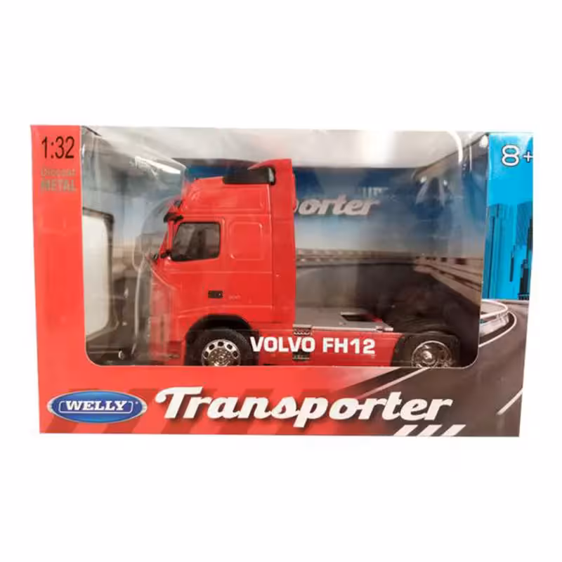 ماکت فلزی ولو Volvo FH12 برند WELLY قرمز