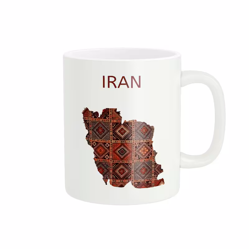 ماگ پادآفرین مدل نقشه ایران کد PM4204