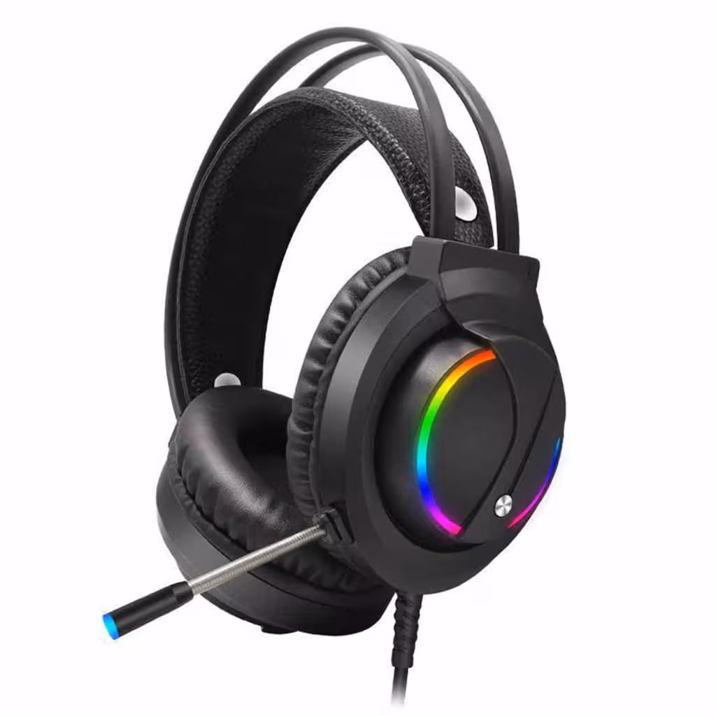 خرید هدست گیمینگ USB7.1 کاناله Headset Gaming K1 RGB Tuner با بهترین قیمت