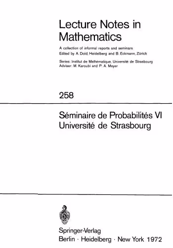 خرید و دانلود نسخه کامل کتاب Seminaire de Probabilites VI Universite de Strasbourg