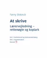 ات اسکریو | کتاب دانمارکی At skrive Lærervejledning og kopiark (کتاب معلم راهنمای نوشتن)