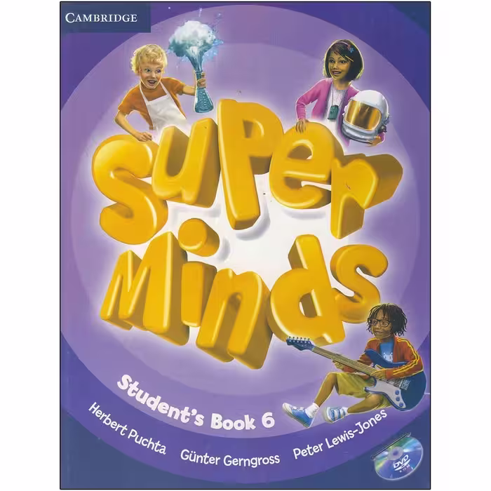 کتاب کار Super Minds 6، ویرایش اول، رحلی بزرگ، همراه با سی دی