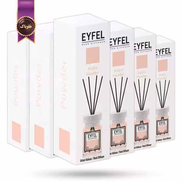 6 عدد خوشبوکننده هوا ایفل EYFEL مدل پودر powder حجم 120 میلی لیتر   (اورجینال)