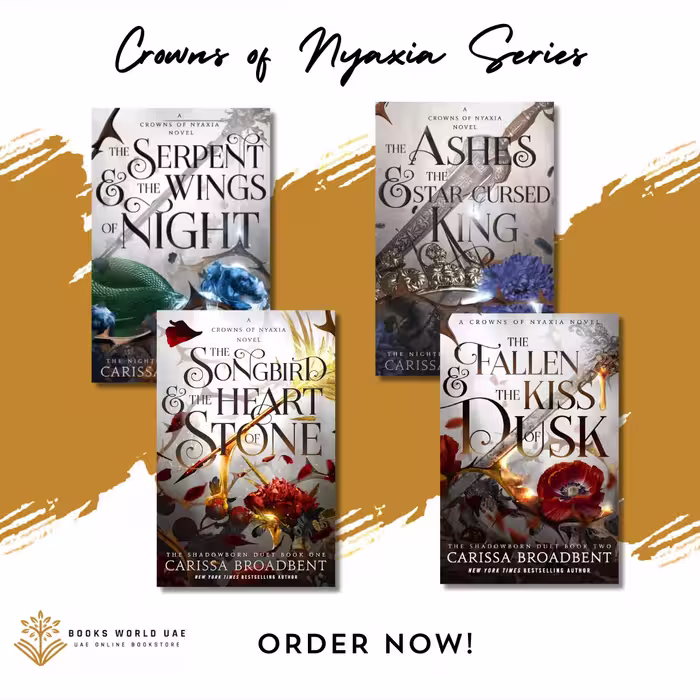 مجموعه 4 جلدی Crowns of Nyaxia Series اثر  Carissa Broadbent ( متن کامل – زبان اصلی)