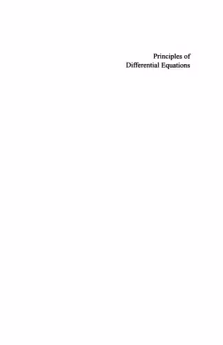 خرید و دانلود نسخه کامل کتاب Principles of Differential Equations