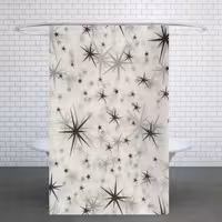 پرده حمام کد PH376 سایز 180x200 سانتی متر | کالا مکس