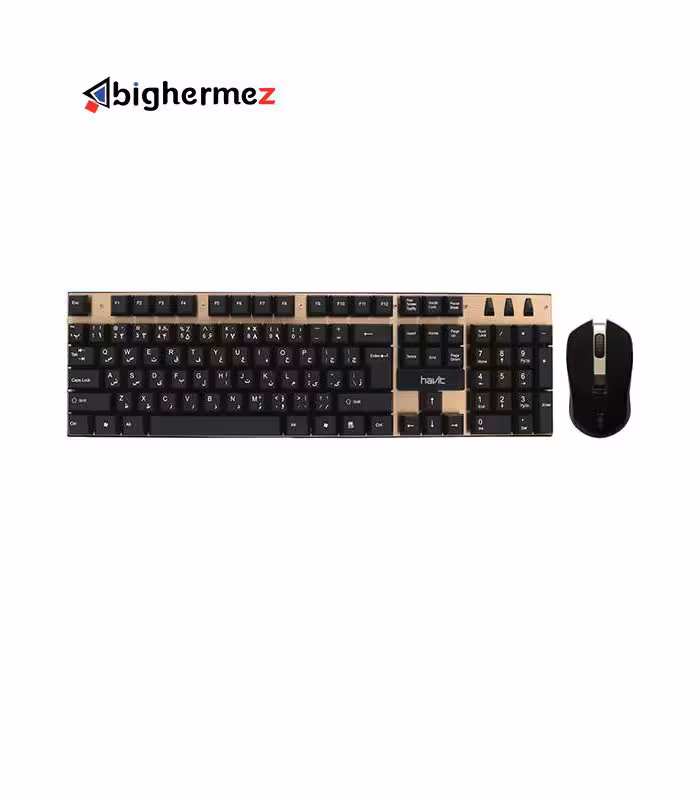 کيبورد ماوس بيسيم هويت مدل HV-KB581GCM