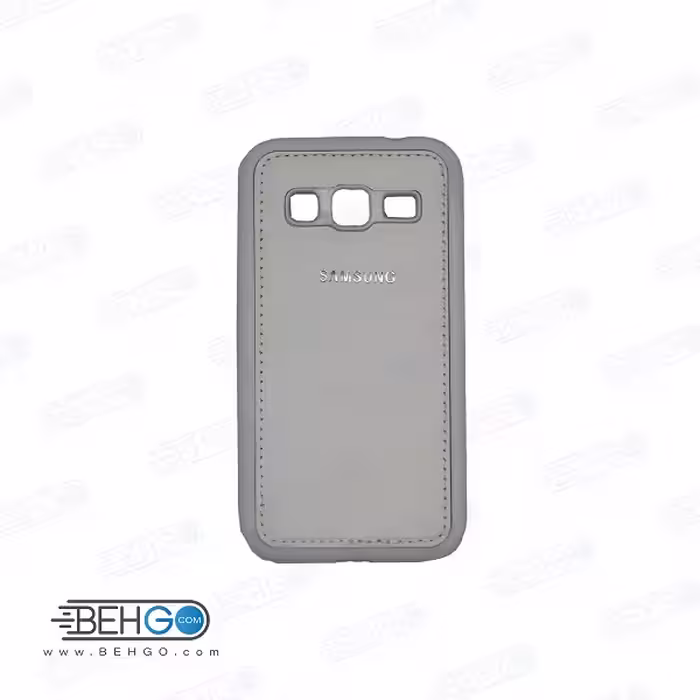 قاب گوشی سامسونگ کور پریم G360 طرح چرم رنگ سفید clear cover For Samsung galaxy Core prime