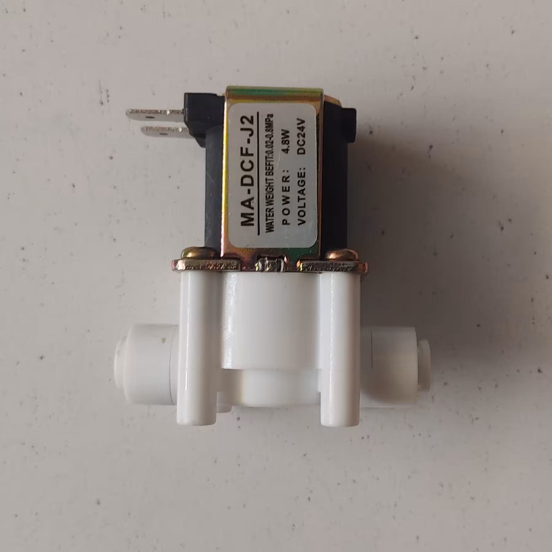 شیر برقی فیتینگی دستگاه تصفیه آب خانگی