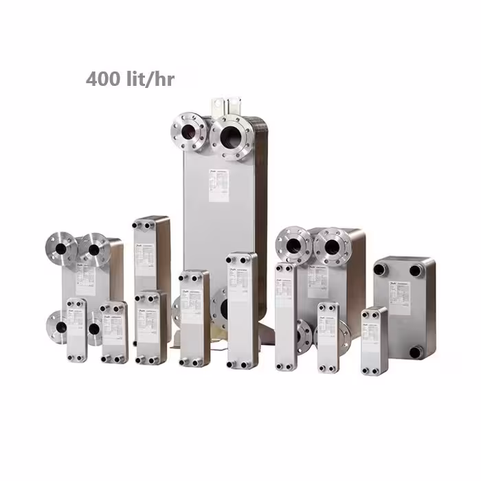 مبدل صفحه ای 400 لیتری هایواتر آب به آب HW 14-14-40