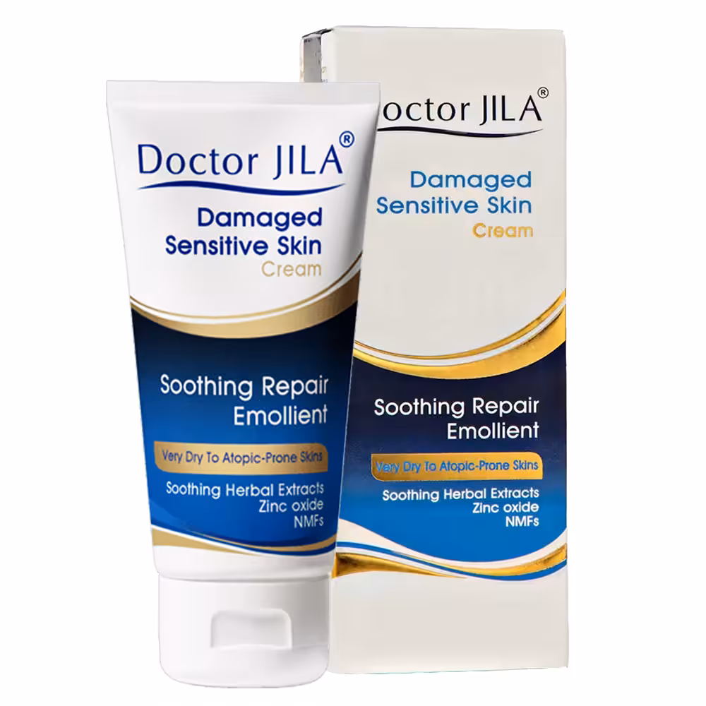 کرم نرم کننده پوست های حساس و آسیب دیده دکتر ژیلا 50 گرم