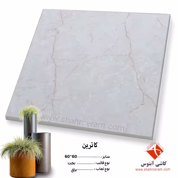 سرامیک کاترین 60*60 کاشی آبنوس