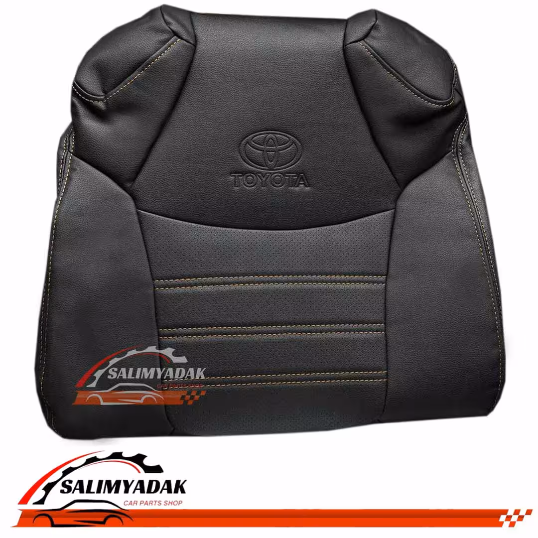 روکش صندلی تویوتا رافور (RAV 4) مدل 2023 و 2024 چرم رنگ مشکی دوخت مارون