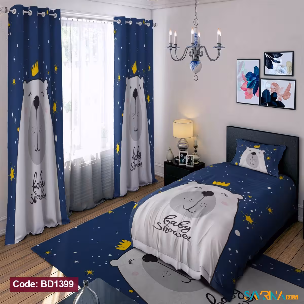 ست اتاق خواب طرح خرسی کد BD1399