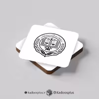 ست 6 عددی زیر لیوانی مرکز وکلا طرح 1