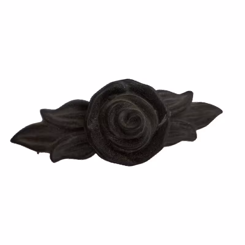 دستگیره کابینت کمد رنگ مشکی تک پیچ از چنس پلاستیک بسته 8 عددی