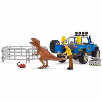 ماشین آفرود و محفظه دایناسور اشلایش Schleich