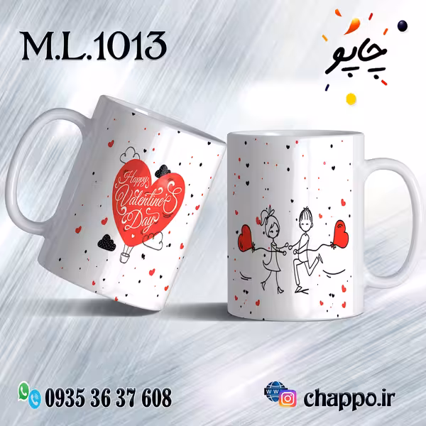ماگ عاشقانه کد M_L_1013
