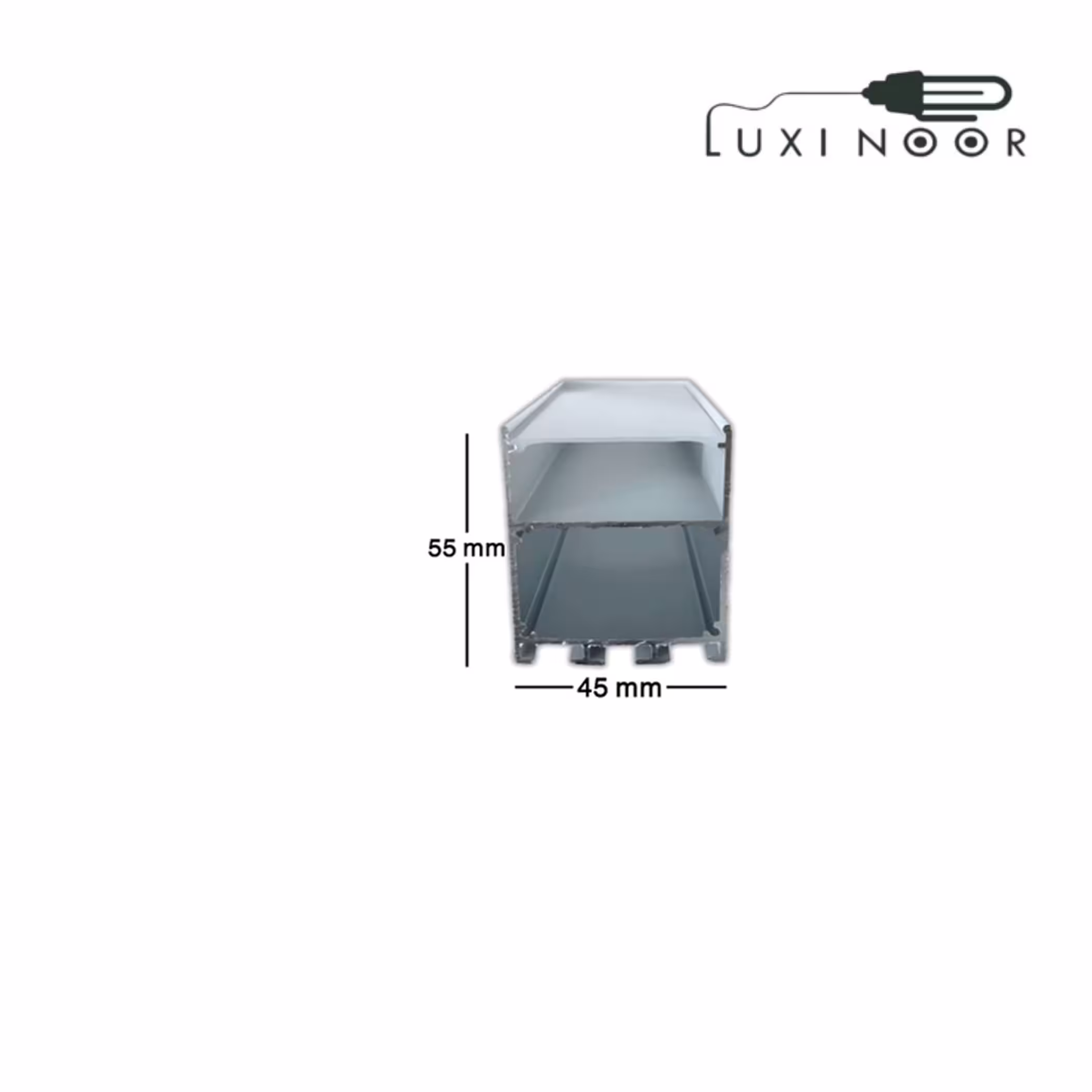 پروفیل چراغ خطی لاینر آویز روکار تک لاین - کد 41