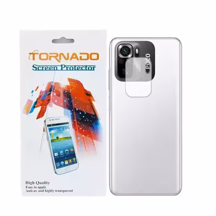 محافظ لنز دوربین نانوگلس مدل TORNADO مناسب موبایل شیائومی Poco M5s بسته 40 عددی