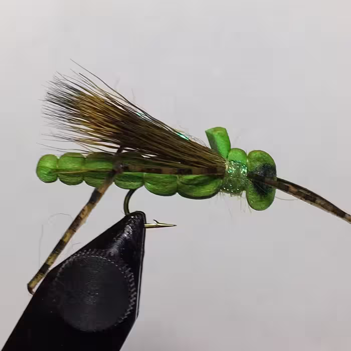 پشه ماهیگیری فلای ملخ فومي (سبز) Foam Grasshopper (بسته 5 عددی)