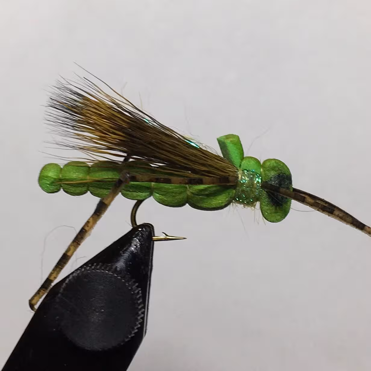 پشه ماهیگیری فلای ملخ فومي (سبز) Foam Grasshopper (بسته 5 عددی)