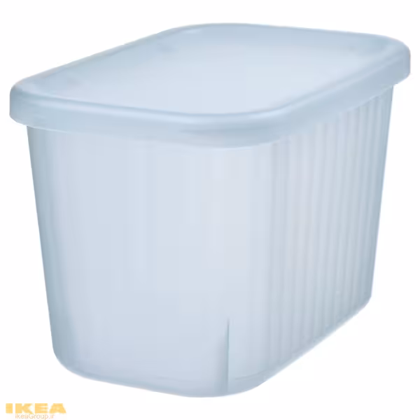 جعبه ذخیره سازی درب دار 15 لیتر مدل RYKTA | برند ایکیا | ارسال 15 الی 20 روز کاری