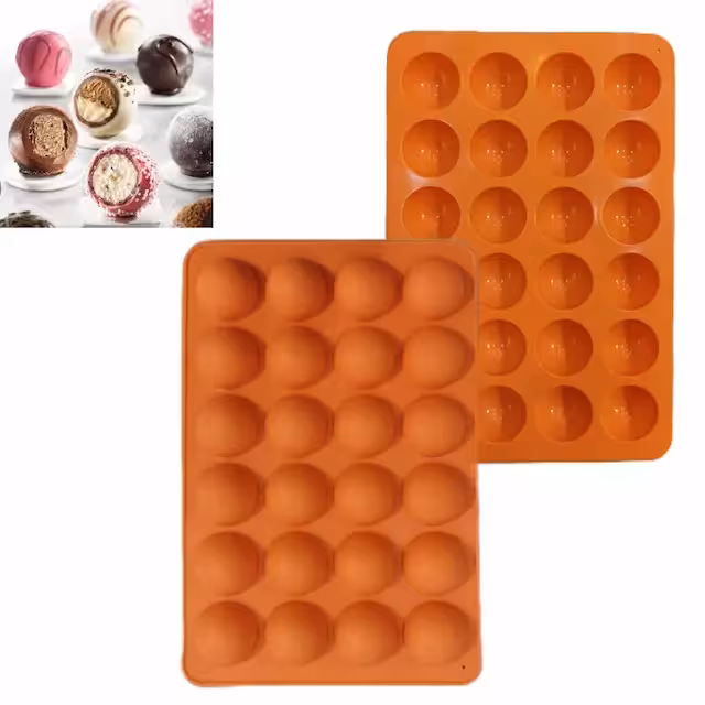 قالب سیلیکون نیمکره 24 عددی