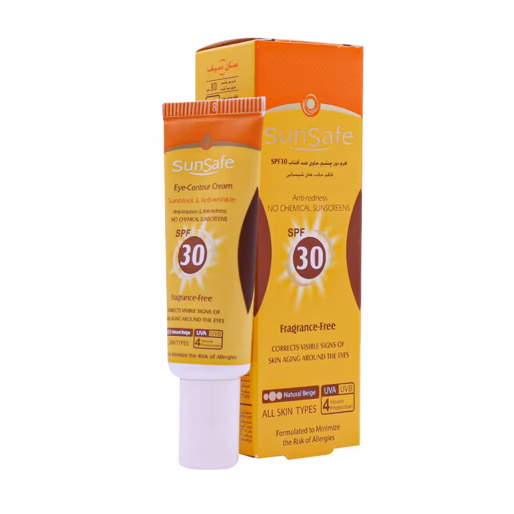 کرم ضد آفتاب رنگی دور چشم سان سیف SPF30