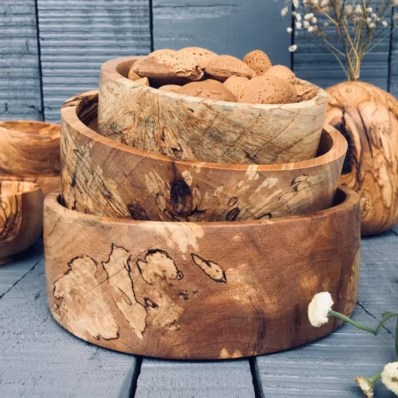 ظرف چوبی پذیرایی توسکا کد 076