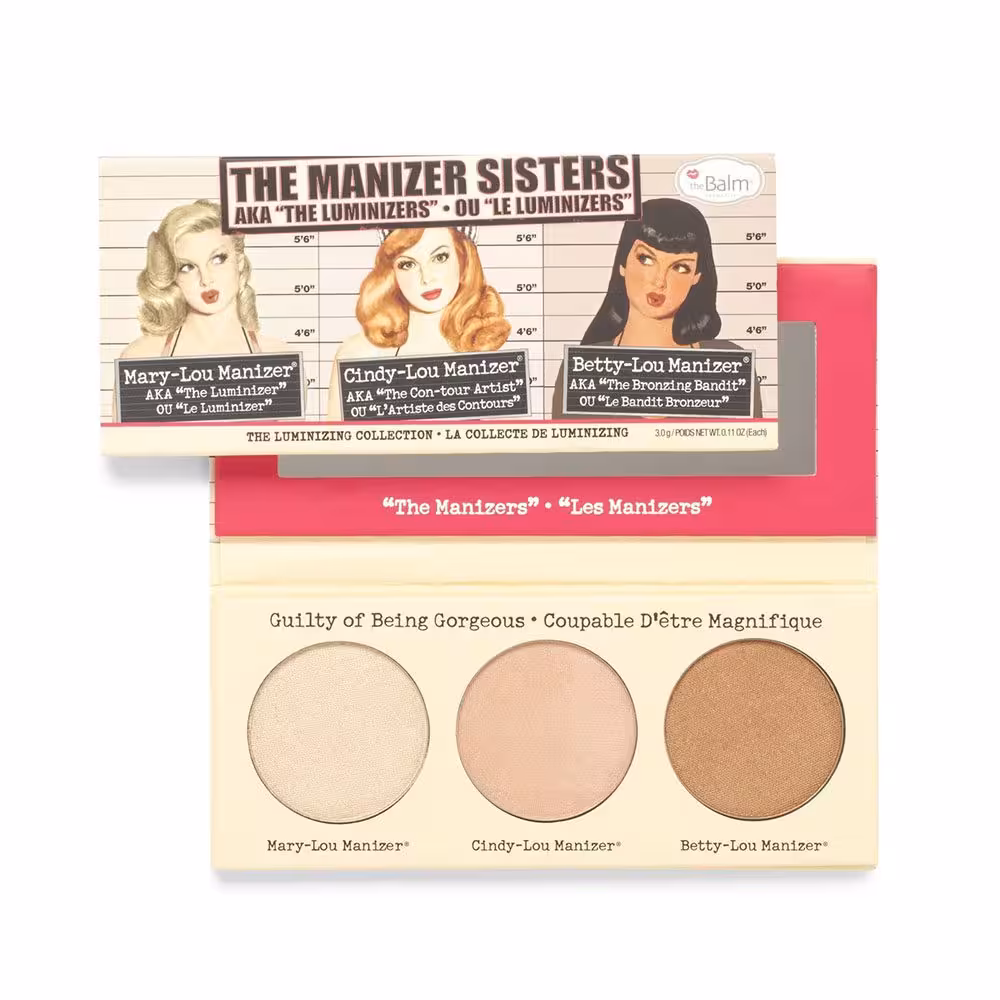 پالت رژگونه، هایلایتر و برنزر The Manizer Sisters دبالم