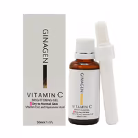 ژل سرم ویتامین سی لیپوزمال ژیناژن مناسب برای پوست خشک 30میلی لیتر | Ginagen Vitamin C Anti Aging Brightening Serum Gel For Dry Skin