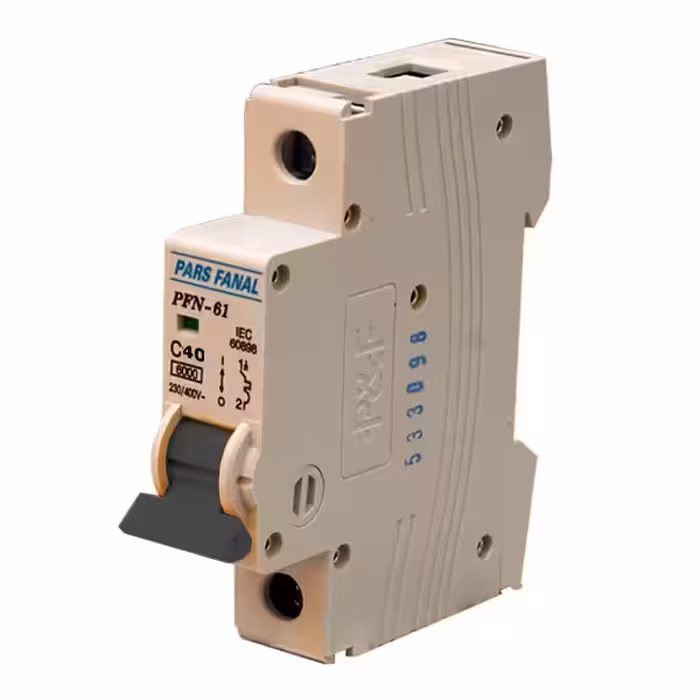 فیوز (کلید مینیاتوری) تک پل (6KA) 40A پارس فانال